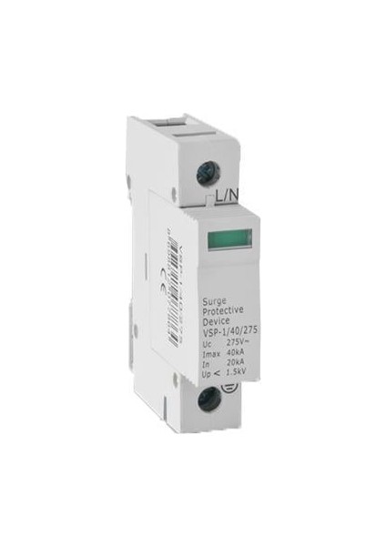 Alçak Gerilim Parafudrları D Sınıfı (Maks. Deşarj Akımı 20KA/MAX.ÇALIŞMA Gerilim 275V Ac/kutup 3)