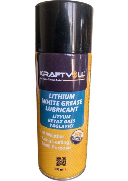 Sıvı Gres Sprey Gres Beyaz Sprey Gres 400ML Made In Germany
