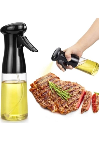 Tekno Trust Pratik Püskürtmeli Sprey Cam Şişe Zeytinyağı Sirke Yağ Püskürtücü Yağdanlık 200 ml - 1 Adet