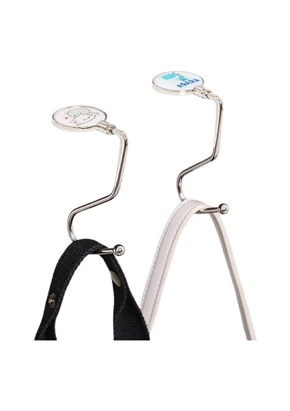 Askı Kaymaz Yüzey Estetik Tasarım Masaya Takılabilen Çanta Askısı