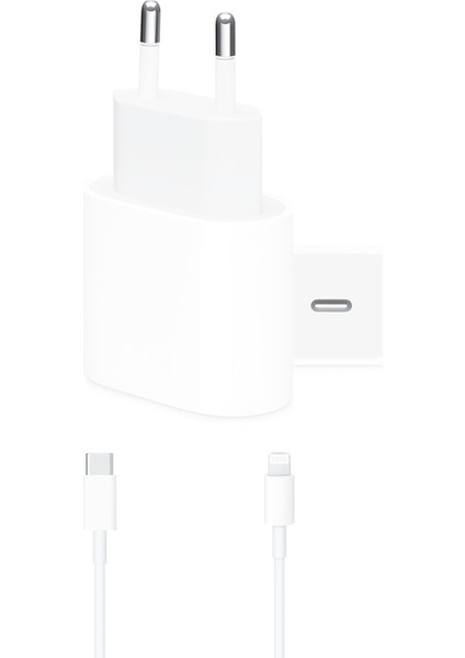 20 W Usb-C Güç Adaptörü + Usb-C To Lightning Kablosu 1m