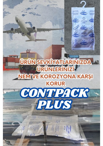 Plus Askılı Nem Alıcı Rutubet Engelleyici Konteyner Kurutucu 2 Adet 760 Gr