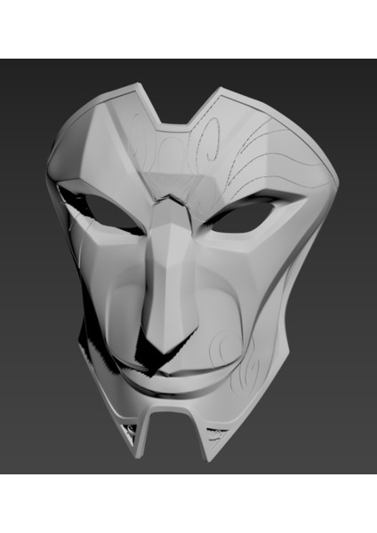 League Of Legends 'jhin Maskesi' Figürü