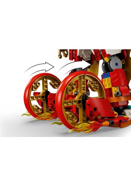 80057 Lego® Monkie Kid Nezha'nın Ateş Çemberi Robotu