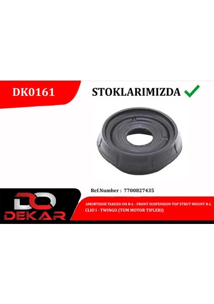 Amortısor Takozu On Sag-Sol Clıo I-Twng Tum Motor Tıplerı