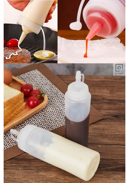 Turuncu şeffaf yağlık ve sosluk 700ml, şık ve kullanışlı mutfak aksesuarı