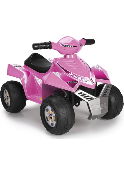 Quad Racy 6 V, Pembe Elektrikli Araç, 1 Yaşından Büyük Çocuklar Için (Famosa 800011422)