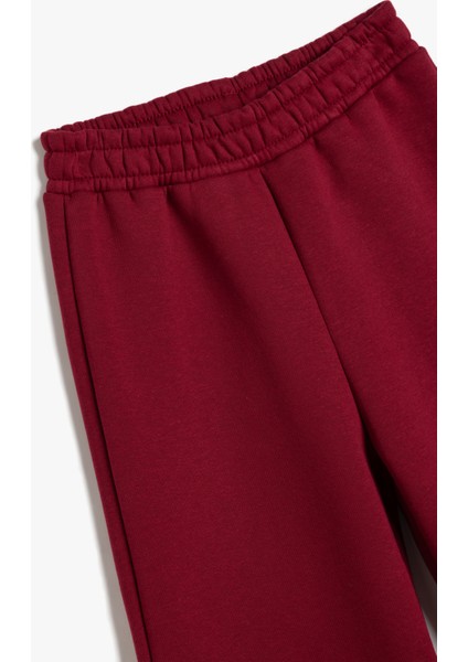 Basic Bol Paça Pantolon Beli Lastikli Cepli Şardonlu modelleri