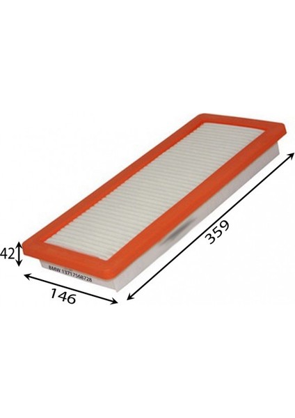 Hava Filtresi P207-P208-P307-P308-P508-P3008-P5008-C4-C5-GRANDLAND-DS3-DS4-DS5-MINI R56 R60 1.6 16V VTI-THP-A16XHL