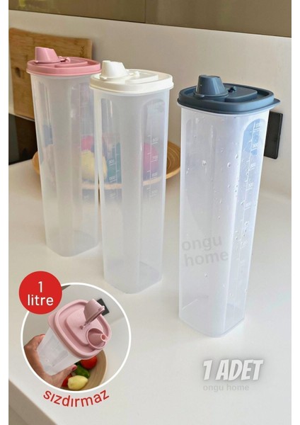 Çok Renkli Ölçekli Yağdanlık, Sızdırmaz, 1 Litre, Pratik ve Şık Tasarım fiyatları