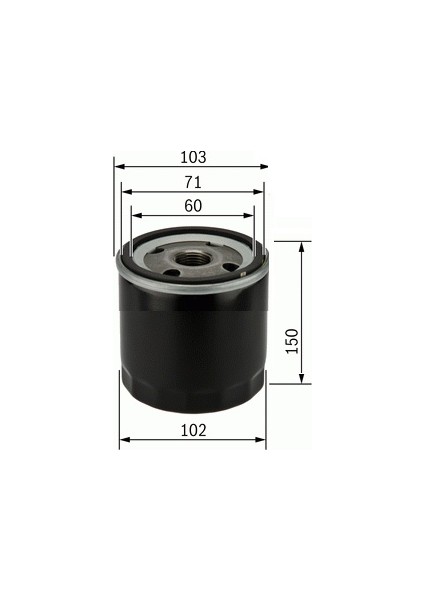 Yağ Filtresi Hyundaı HD35 4000CC H100 Kamyonet Ym-Mıtsubıshı Canter Turbo-Prestıge WP1045 x