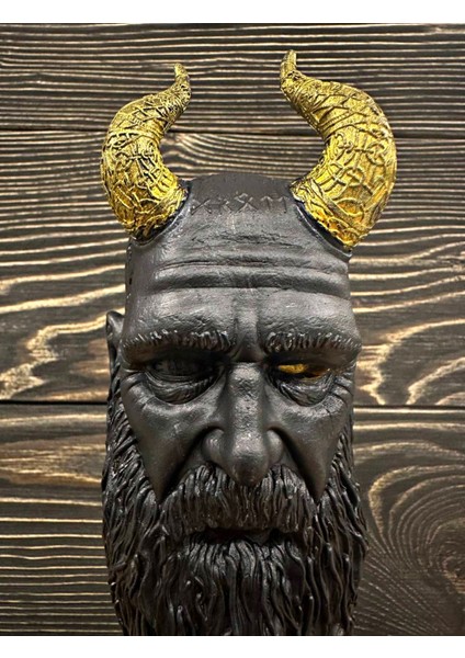 Kratos God of War Mimir Figür Siyah indirimleri