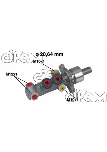 Fren Ana Merkezi Renault Clıo Iı 98 Clıo Symbol 00 Symbol Iı 08 20.64 mm