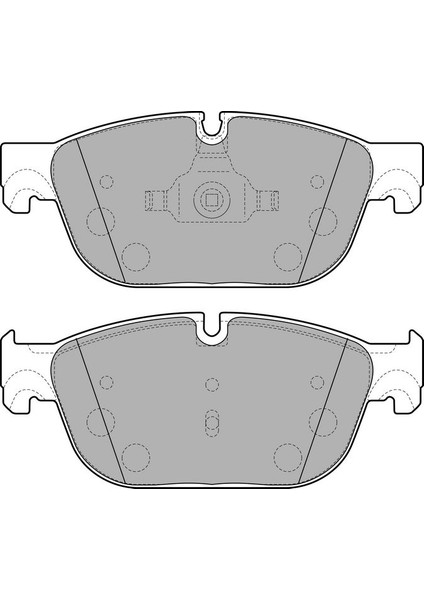 Ön Fren Balatası Peugeot P407 04 10 P508 10 18 C5 08 14 C6 09 12 Ds5 09 15 180MM