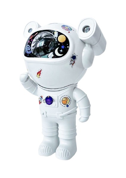 Gece Lambası Çocuk Dostu Ledli Kumandalı Model Astronot Gece Lambası