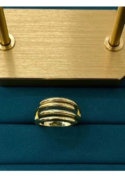 Iç Içe Gold Yüzük