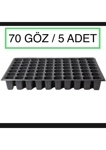 Fide Viyol 5 Adet 70 Göz Fide Viyolü Fide Altlığı Tohum Yetiştirme Kabı