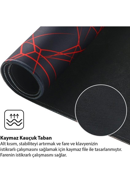 MF-MP7030A Büyük Boy Oyuncu Mouse Pad 30X70CM