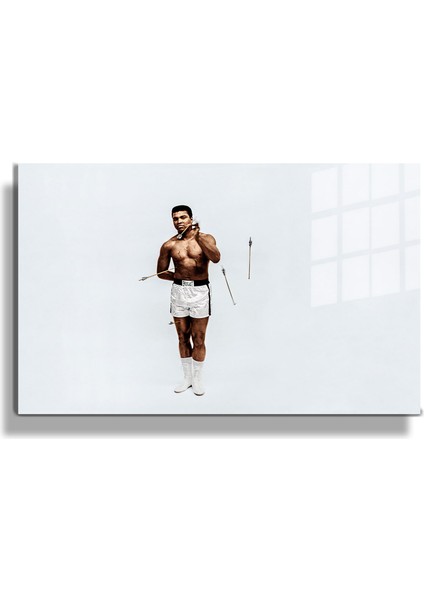 Ikonik Fotoğraflar,Spor Fotoğraflarları Yapay Zeka Destekli, 3d Dekoratif Baskı Cam Tablo 2999