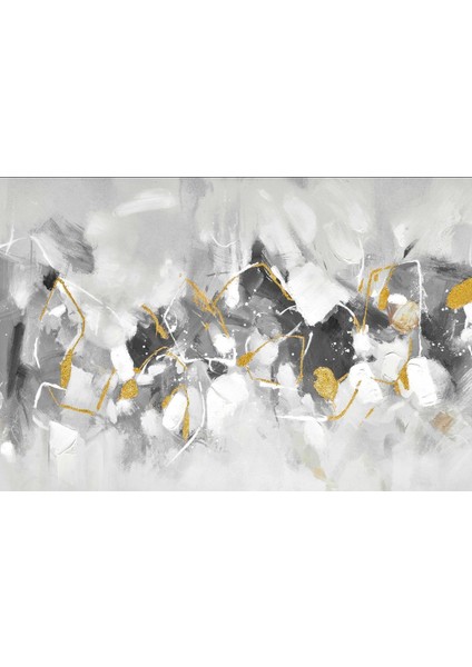 Siyah Gri Gold Yuvarlak Desenli Soyut Kombin Çerçeveli Saatli Cam Tablo fiyatları