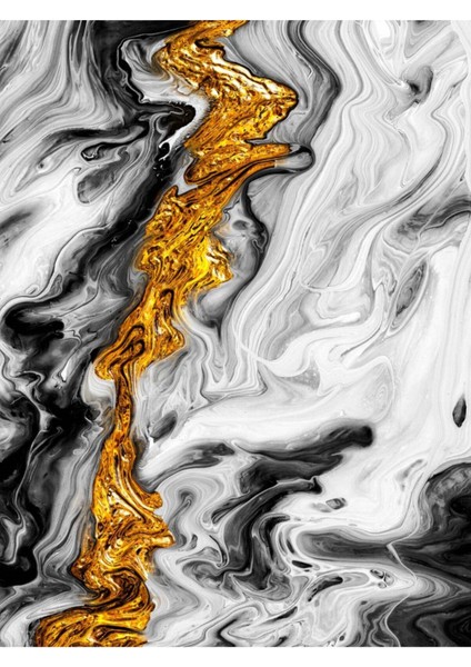 Beyaz Siyah Gold Soft Renk Soyut Çiçek Kombini Çerçeveli Cam Tablo 3'lü fiyatları