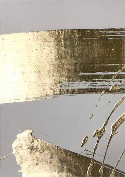 Gold Gri Desenli Soyut Kombin Modelei Çerçeveli Cam Tablo 2'li fiyatları