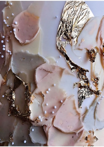 Gül Kurusu Gold Soft Gül Kombin Seti Çerçeveli Saatli Cam Tablo fiyatları