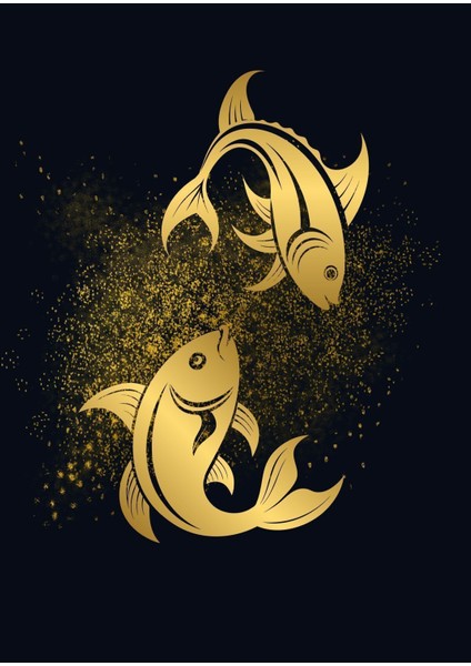 Gold Siyah Yaşam Ağacı Ve Balık Kombini Çerçeveli Cam Tablo 2'li fiyatları