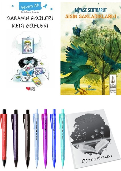 Sisin Sakladıkları 1 ve Babamın Gözleri Kedi Gözleri 2li Set