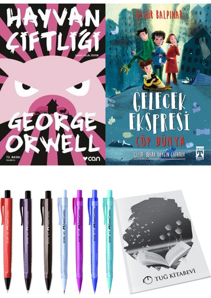 Gelecek Ekspresi Çöp Dünya ve Hayvan Çiftliği 2'li Set - Kalem