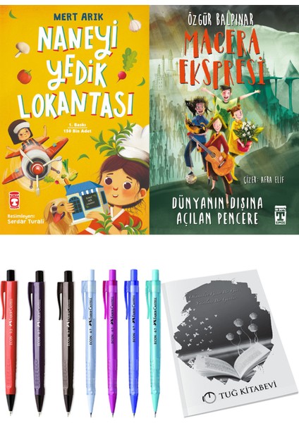 Gelecek Ekspresi Dünyanın Dışına Açılan Pencere ve Naneyi Yedik Lokantası 2'li Set - Kalem
