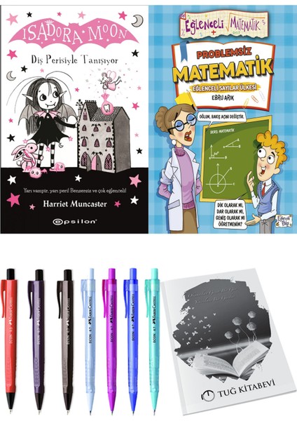 Problemsiz Matematik ve Isadora Moon 13 Diş Perisiyle Tanışıyor 2li Set + Hediyeli
