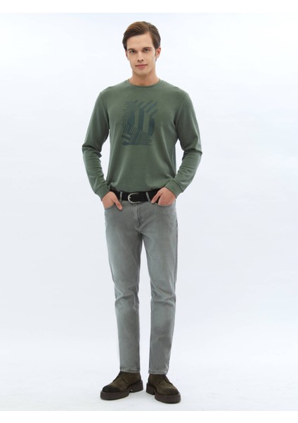 Vizon Slim Fit Denim Pamuk Karışımlı Pantolon