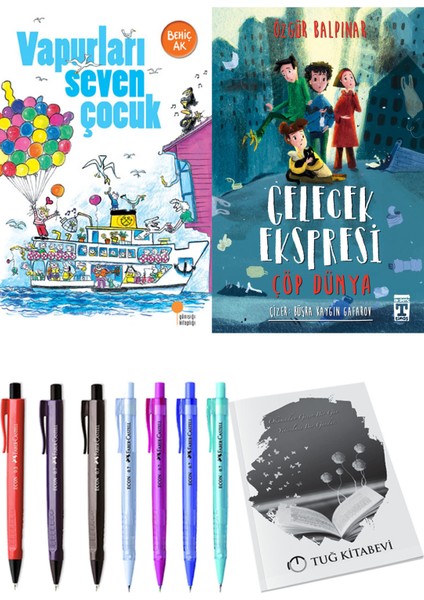 Gelecek Ekspresi Çöp Dünya ve Vapurları Seven Çocuk 2li Set