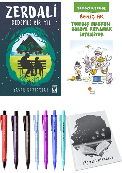 Tombiş Maskeli Baloya Katılmak İstemiyor ve Zerdali Dedemle Bir Yıl 2'li Set - Kalem