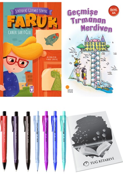 Geçmişe Tırmanan Merdiven ve Şehirdeki Gizemli Sinyal Faruk 2'li Set - Kalem