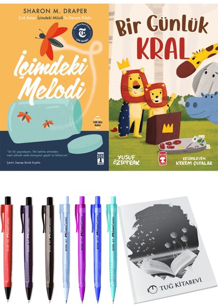Bir Günlük Kral ve İçimdeki Melodi 2'li Set - Kalem