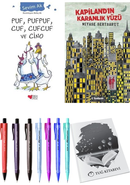 Kapiland'ın Karanlık Yüzü ve Puf, Pufpuf, Cuf, Cufcuf ve Cino 2'li Set - Kalem