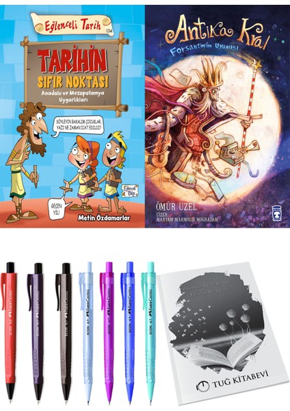 Antika Kral Forsantin'in Uyanışı ve Tarihin Sıfır Noktası Anadolu ve Mezopotomya Uygarlıkları 2'li Set - Kalem