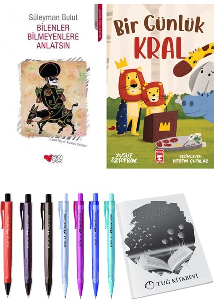 Bir Günlük Kral ve Bilenler Bilmeyenlere Anlatsın 2'li Set - Kalem