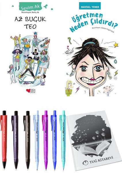 Öğretmen Neden Çıldırdı? ve Az Buçuk Teo 2'li Set - Kalem