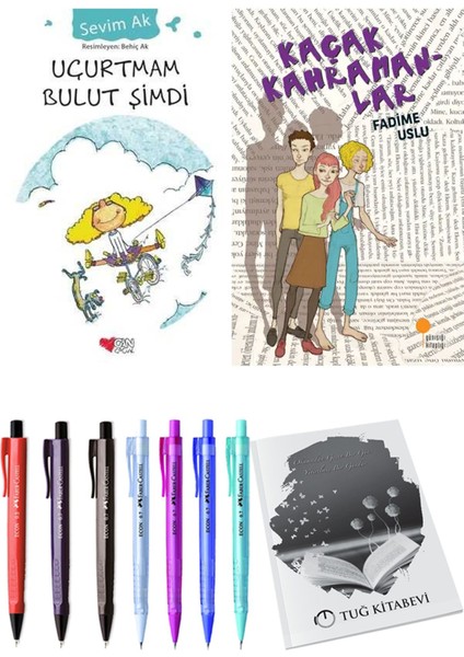 Kaçak Kahramanlar ve Uçurtmam Bulut Şimdi 2'li Set - Kalem