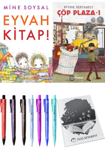 Çöp Plaza 1 ve Eyvah Kitap! 2li Set + Hediyeli