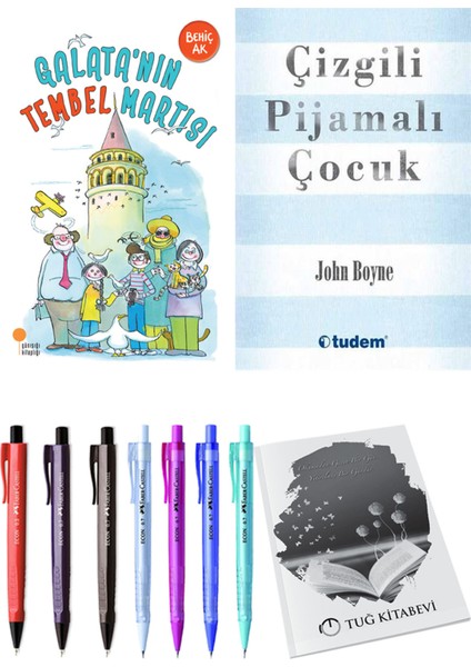 Çizgili Pijamalı Çocuk ve Galata'nın Tembel Martısı 2li Set + Hediyeli