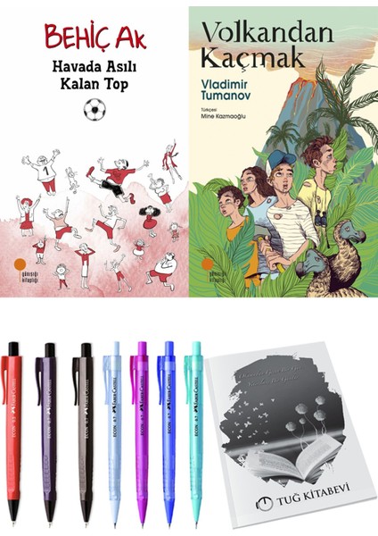 Volkandan Kaçmak ve Havada Asılı Kalan Top 2li Set + Hediyeli