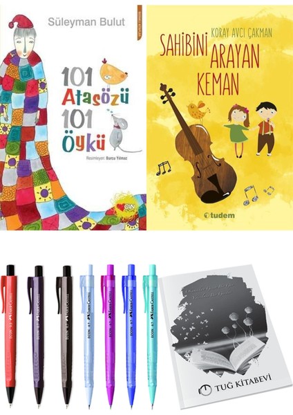 Sahibini Arayan Keman ve 101 Atasözü 101 Öykü Süleyman Bulut 2li Set