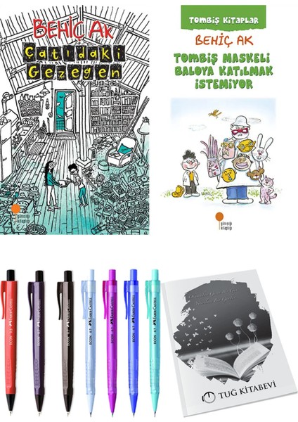 Tombiş Maskeli Baloya Katılmak Istemiyor ve Çatıdaki Gezegen 2li Set