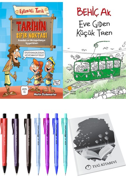 Eve Giden Küçük Tren ve Tarihin Sıfır Noktası Anadolu ve Mezopotomya Uygarlıkları 2li Set