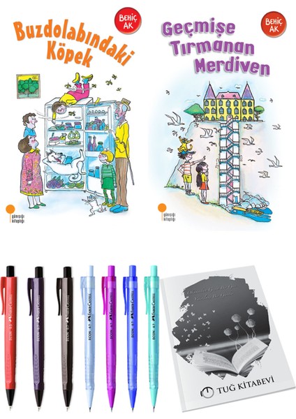 Geçmişe Tırmanan Merdiven ve Buzdolabındaki Köpek 2li Set