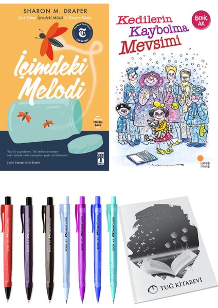 Kedilerin Kaybolma Mevsimi ve Içimdeki Melodi 2li Set + Hediyeli